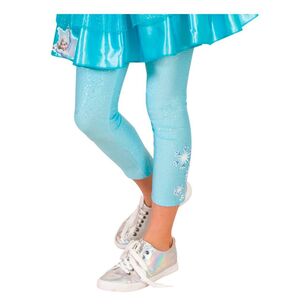 Disney Frozen Elsa Footless Kids Tights Blue