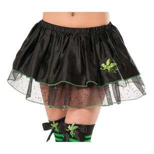 Wicked Witch Of The West Adult Tutu Black & Green Standard