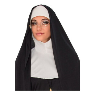 Nun Adult Costume Black & White