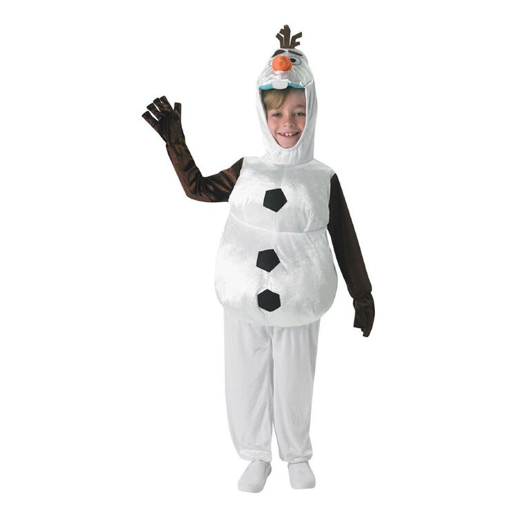 Disney Olaf Frozen Kids Costume Black & White 5 - 6 Years