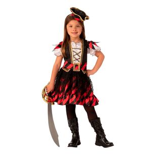 Pirate Girl Kids Costume Multicoloured