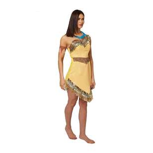 Disney Pocahontas Deluxe Adults Costume Multicoloured Small