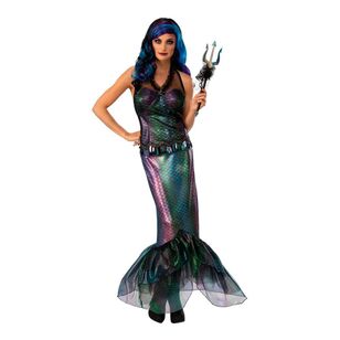 Queen Neptune Of The Seas Adult Costume Multicoloured