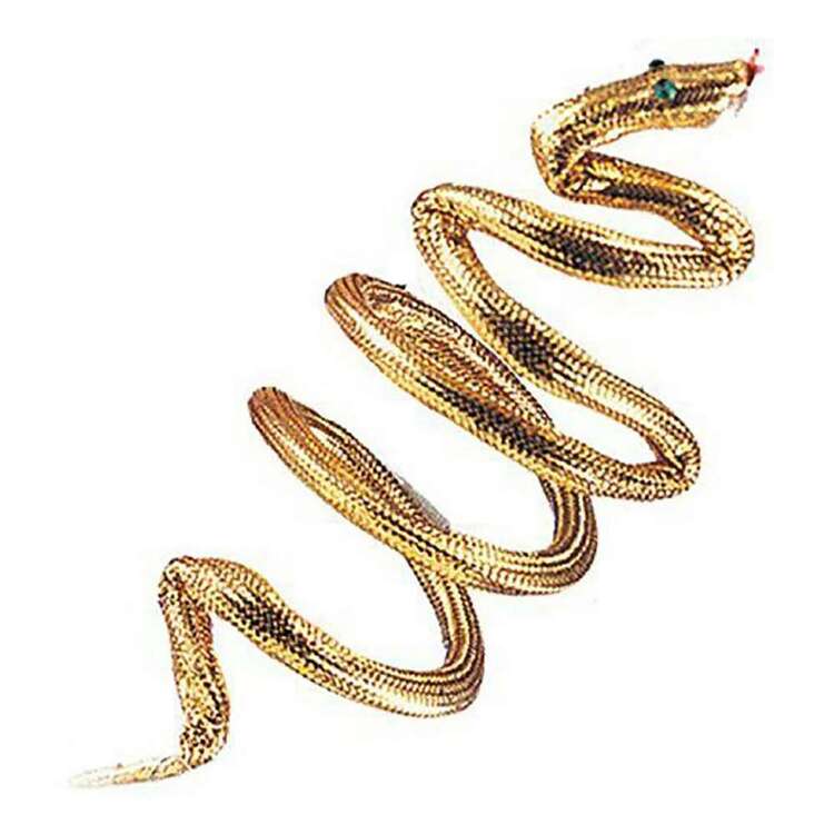 Gold Snake Arm Band/Bracelet Gold Adult