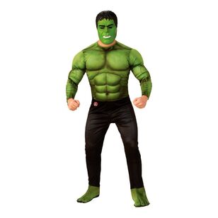 Disney Hulk Deluxe Avengers 4 Adults Costume Multicoloured
