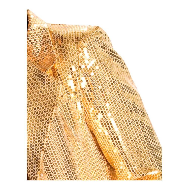 Gold Sequin Men's Jacket Gold Gold Sequin Men's Jacket Gold