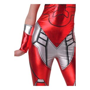 Disney Iron Rescue Adult Jumpsuit Red & Silver