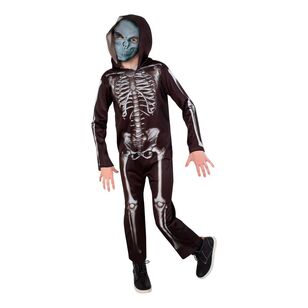 Skeleton Kids Costume Black & White