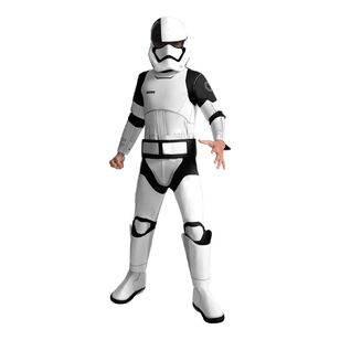 Disney Stormtrooper Execution Luxe Kids Costume Black & White 3 - 5 Years