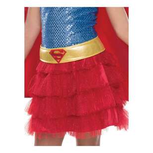 DC Comics Supergirl Sequin Tutu Toddler Costume Multicoloured Toddler