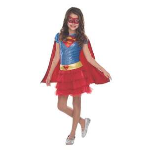 DC Comics Supergirl Sequin Tutu Toddler Costume Multicoloured Toddler