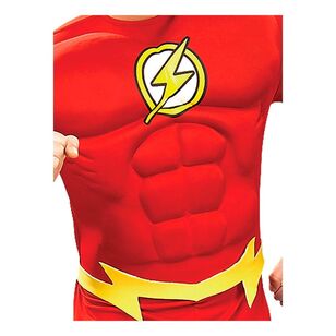 The Flash Comic Book Adult Costume Red & Yellow Medium
