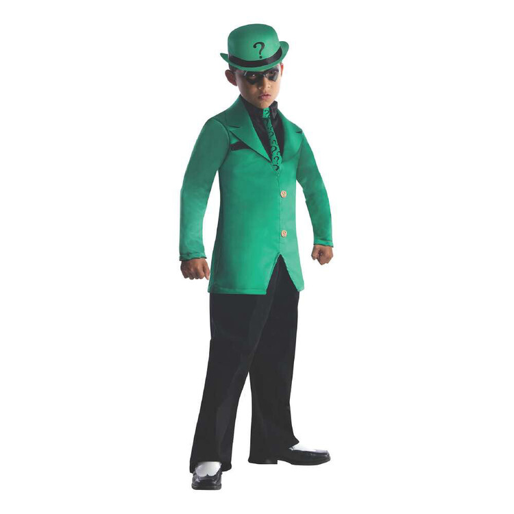 The Riddler Kids Costume Green