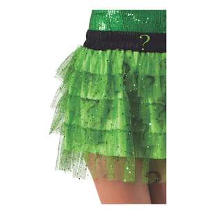 The Riddler Adult Skirt Green Standard
