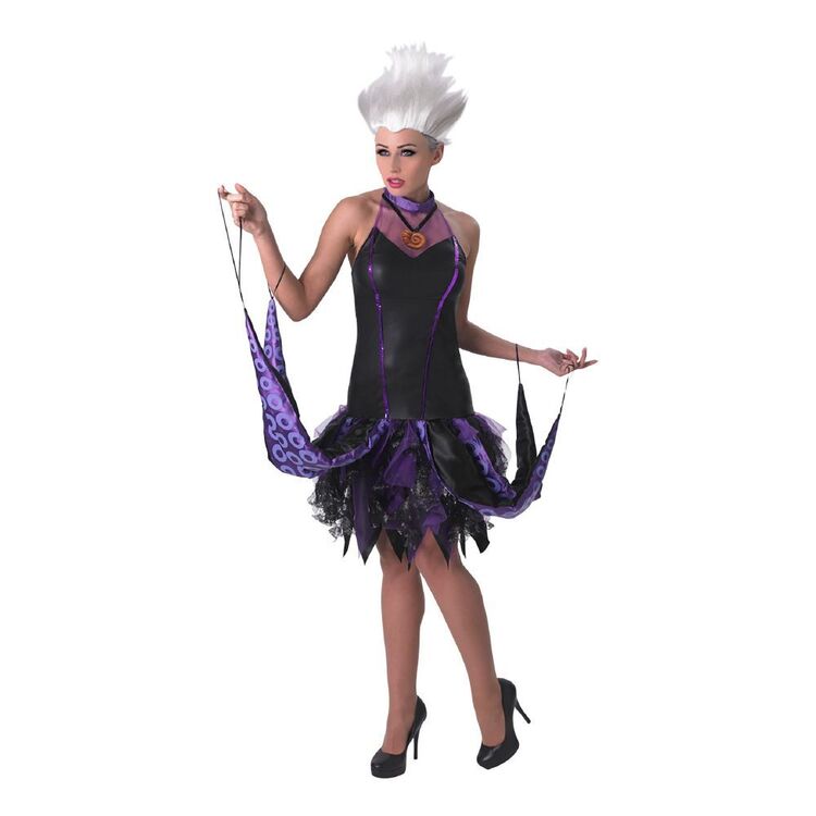 Disney Princess Ursula Deluxe Adult's Costume Black/Purple L Disney Princess Ursula Deluxe Adult's Costume Black/Purple L