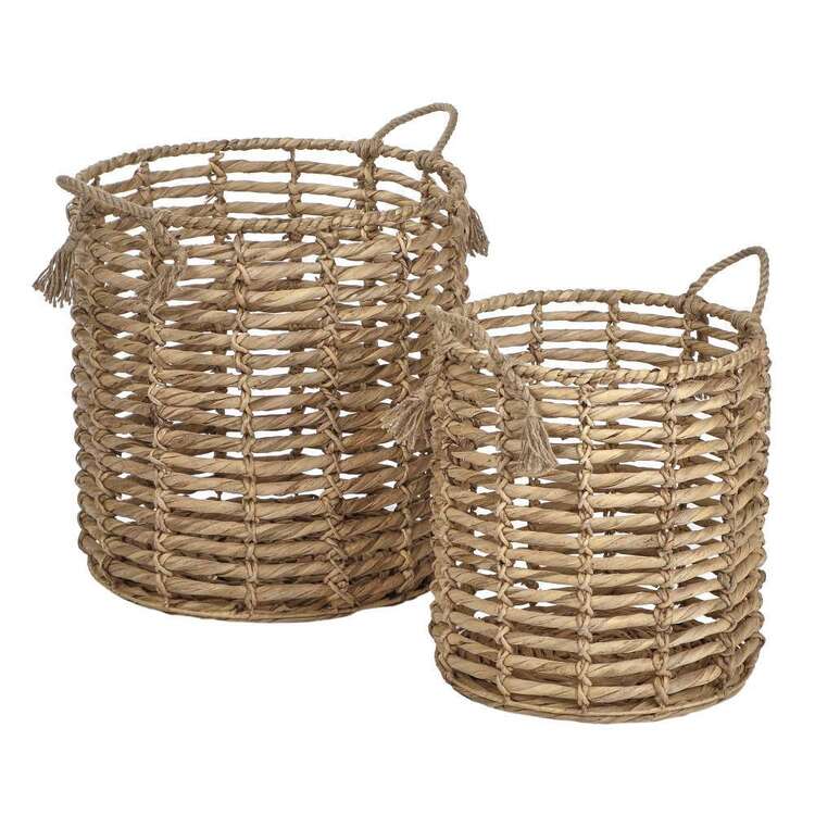 Cooper & Co Madras 2 Piece Basket Set