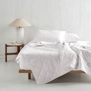 Linen House Kind Cotton Quilt White