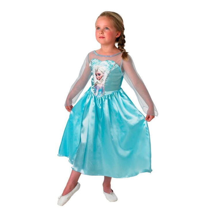 children disney frozen classic elsa dress Elsa Dress - Frozen Inspired Princess Costume With Glitter Cape