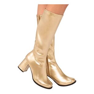 Gold Go Go Boots Gold