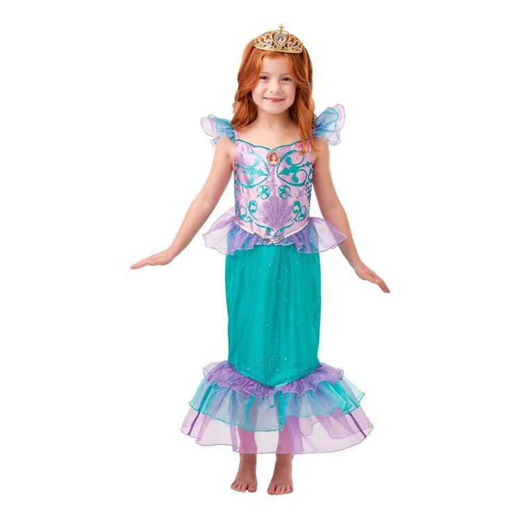 Disney Ariel Glitter & Sparkle Kids Costume Multicoloured