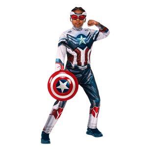 Marvel The Falcon And The Winter Soldier Deluxe Captain America Kids Costume Multicoloured