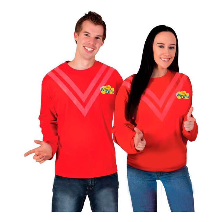 The Wiggles Red Wiggle Adult Costume Shirt