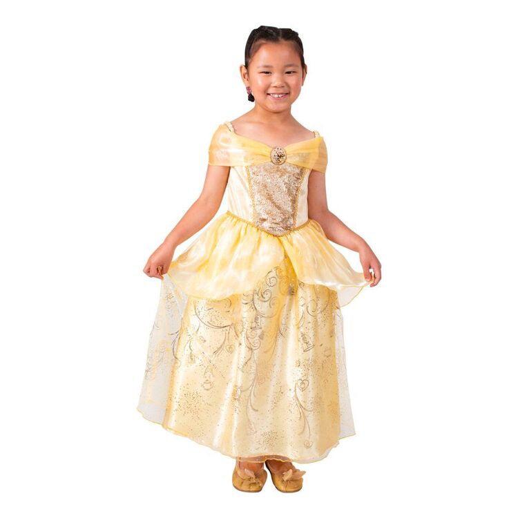 Disney Ultimate Belle Princess Kids Costume Multicoloured 6 - 8 Years