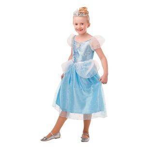 Disney Glitter & Sparkle Cinderella Kids Costume Multicoloured 3 - 5 Years