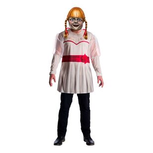 Annabelle Top & Mask Adult Costume Multicoloured