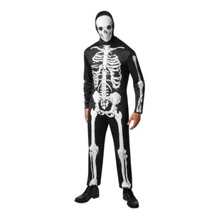 Skeleton Adult Costume Multicoloured