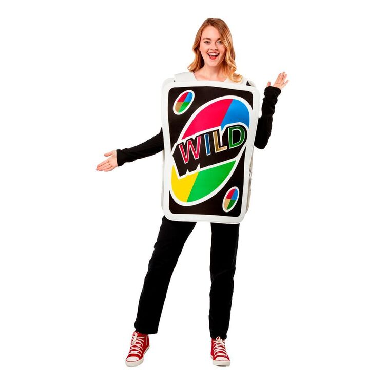 Mattel Uno Wild Card Adult Tabard Costume Multicoloured