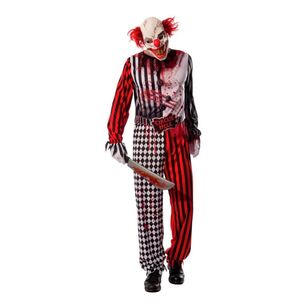 Evil Clown Adult Costume Multicoloured