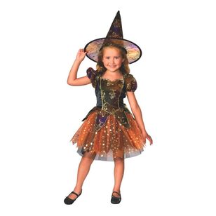 Elegant Witch Kids Costume Multicoloured