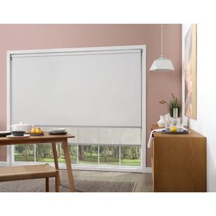 Selections Extra Wide Width Dual Roller Blind Cloud 300 x 240 cm