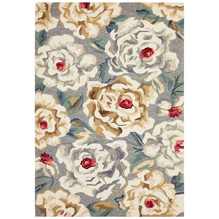 Rug Culture Peony Indoor/Outdoor Rug Grey