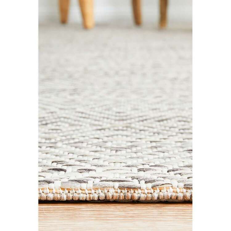 Rug Culture Terrace Diamond Indoor/Outdoor Runner Natural