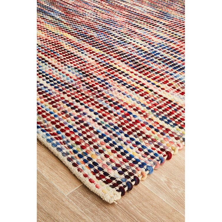 Rug Culture Carlos Felted Wool Rug Multicoloured