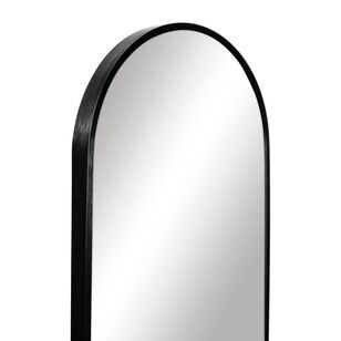 Cooper & Co Cindy Black Arched Leaning Mirror Black