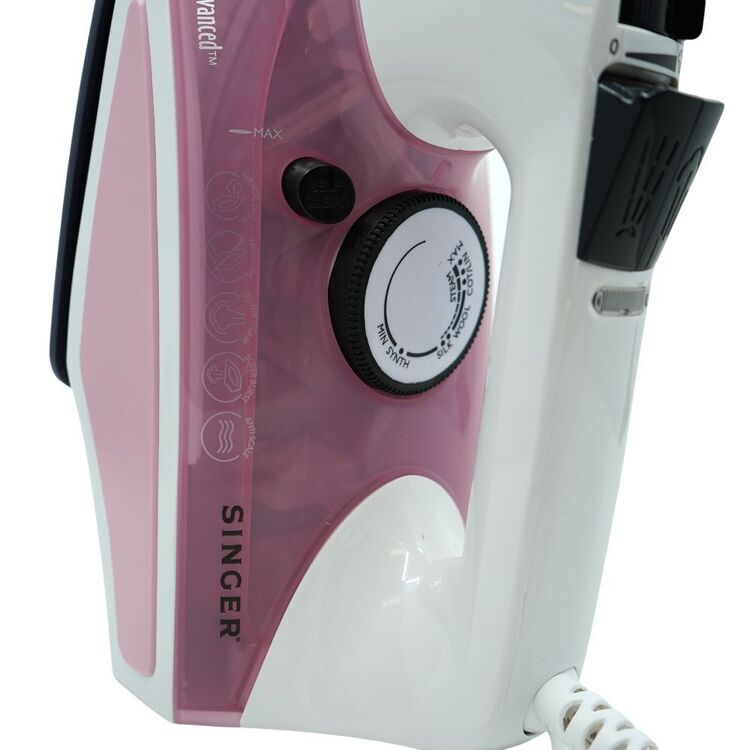 Singer Steam Hand Iron Pink & White