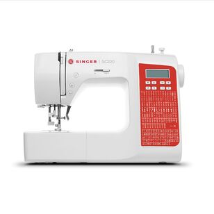 Singer SC220 Sewing Machine White & Red