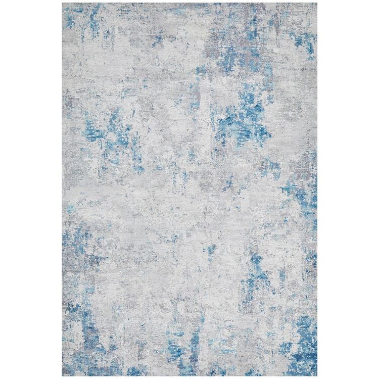 Spotlight Blue Rug Rug Culture Illusions 132 Rug BLUE | Spotlight Australia