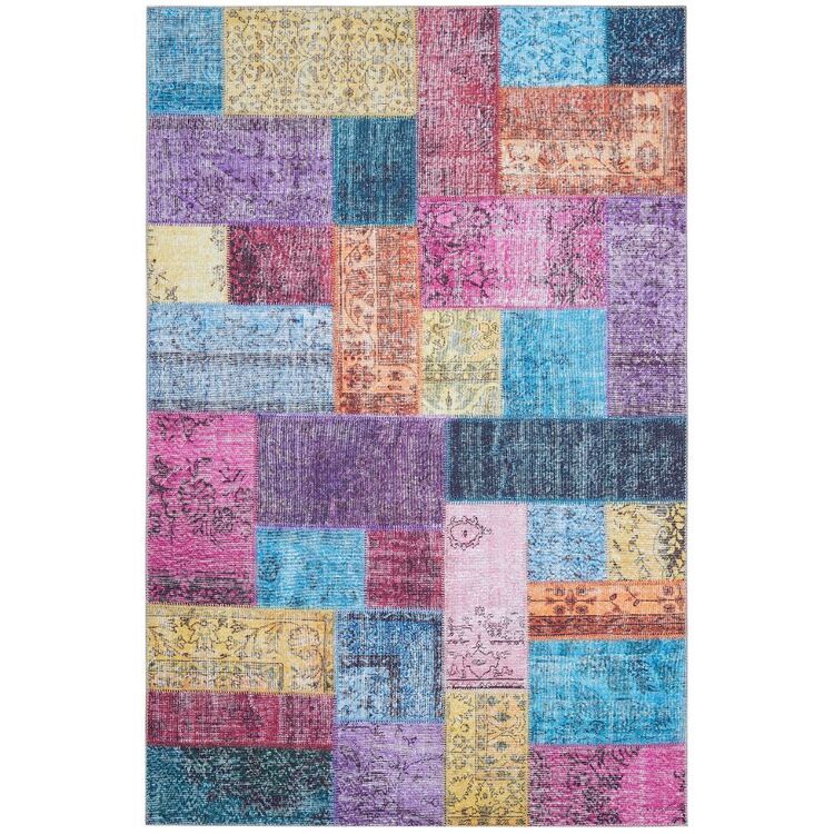Spotlight Blue Rug Rug Culture Illusions 167 Rug Blue | Spotlight Australia