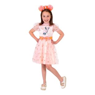 Disney Minnie Mouse Rose Gold Deluxe Kids Costume Multicoloured 4 - 6 Years