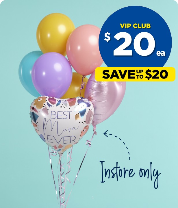VIP CLUB $20 each Mother's Day 7 Piece Balloon Bouquet