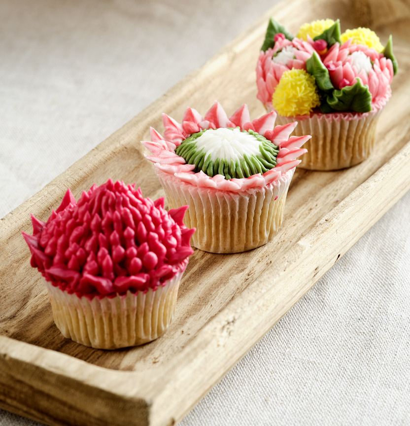 Australian Flower Cupcakes Project