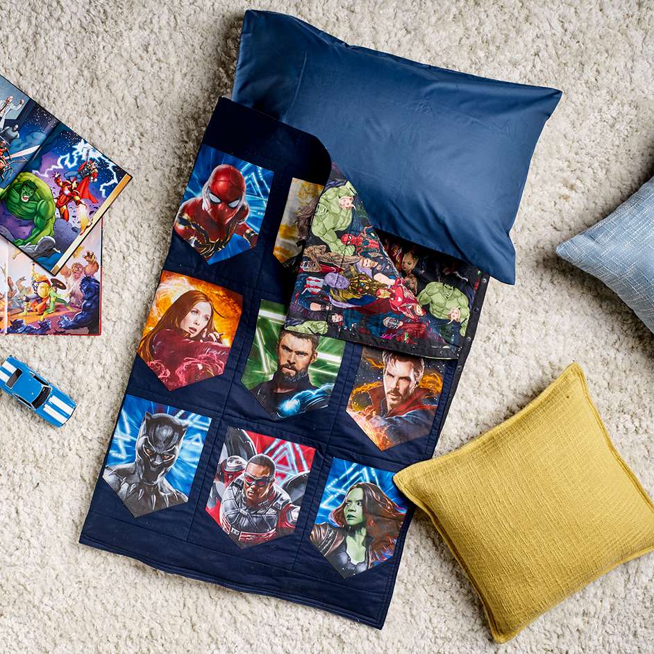 Avengers Sleeping Bag Project