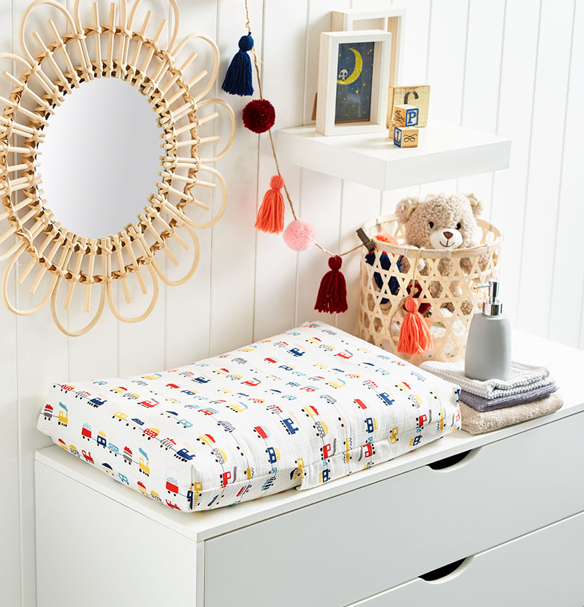 Baby Change Table Mattress Cover Project