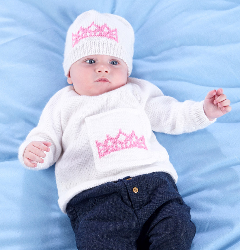 Baby Princess Jumper & Hat Project