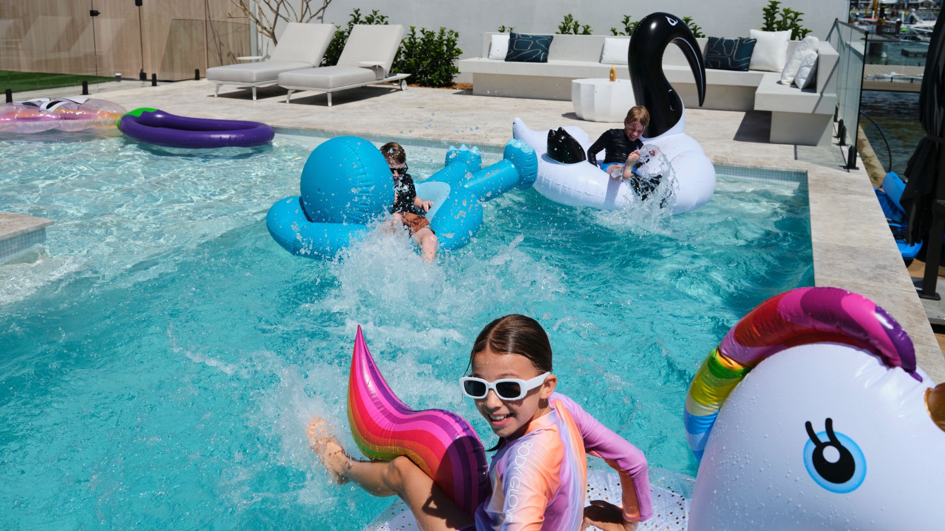 Host a summer pool party with family and friends this holiday