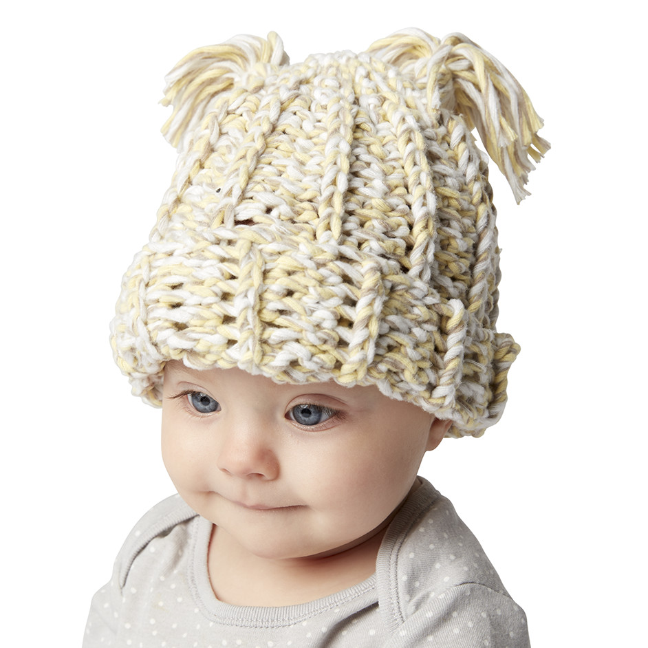 Bernat Baby Marly Crochet Beanie Project